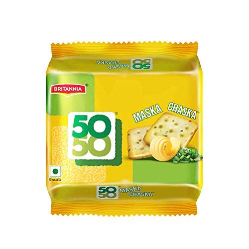 Britannia 50-50 Maska Chaska Biscuits, 120g