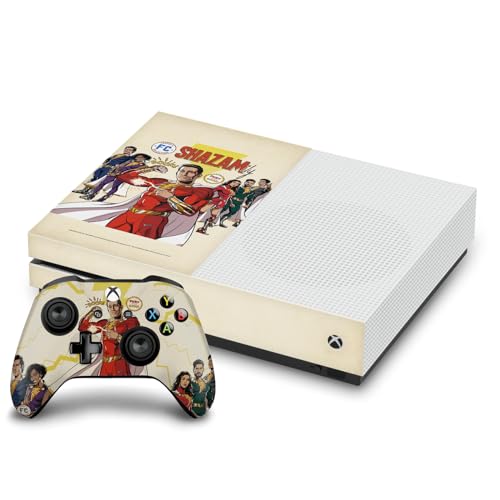Skin Xbox One S Shazam! en vinyle haute découpe - Autocollant de jeu graphique pour manette