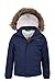 Mountain Warehouse Parka de niños Samuel. Resistente al Agua, con Forro Polar...