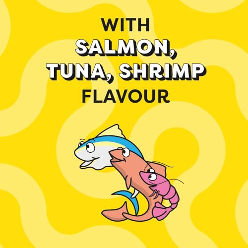 DREAMIES Shakeups Seafood Celebrations Cat Treats, 8x55g - 7