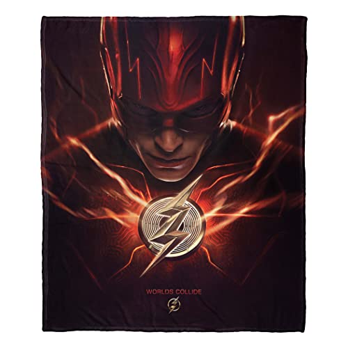 Couvre-lit The Flash Silk Touch 127 x 152,4 cm Northwest DC pour lit enfant