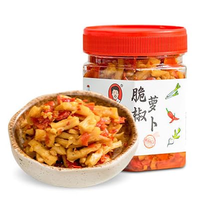 香辣下?菜 スパイシー サクサク感 風味豊か 美味しい ザーサイ 泡菜 湖南特産 ?制菜 拌面拌?拌粉 ?菜 即食便利 即食?胃菜 中華名産 外装ランダム発送 A(ザクザク唐辛子大根280g×3瓶)