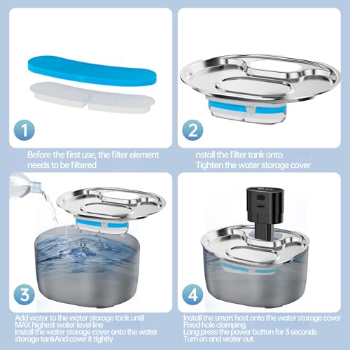 Dispensador de agua automático para gatos y perros miniatura 5