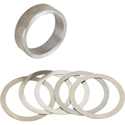 Speedway Motors Daytona Solid Pinion Spacer Kit, Long, Fits Ford 9 Inch, Includes Shims and Crush Sleeve, 0.05 Inch Shim Thickness, 0.48 Inch Overall Thickness