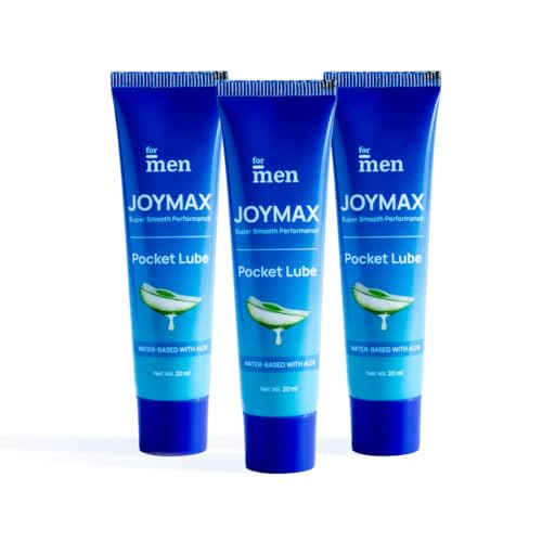Image of ForMen Water-Based Pocket Intimate Lube Gel with Aloe Vera | Lubricant Gel Men & Women | Non-Sticky, Long-Lasting, Anti-Stain & Skin-Friendly - 20 ml (Pack of 3)