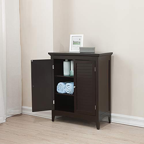 Versanora Wooden Cupboard Free Standing Floor Bathroom Storage Cabinet Unit, MDF, Brown, 66.04 x 33.02 x 81.28 cm Versanora Wooden Cupboard Free Standing Floor Bathroom Storage Cabinet Unit, MDF, Brown, 66.04 x 33.02 x 81.28 cm