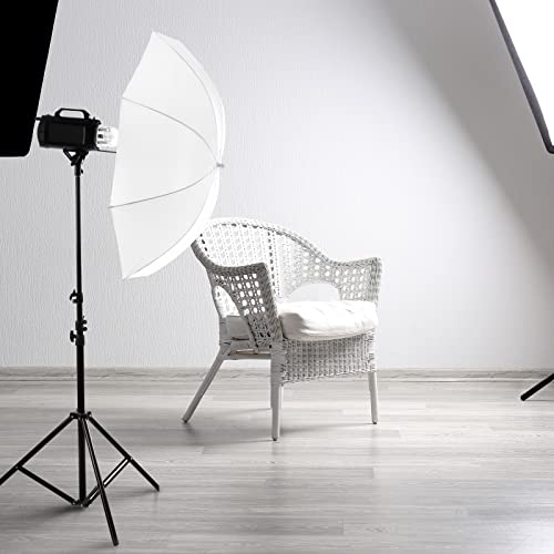 4 Pcs 33 Inch Photography White Translucent Soft Umbrella Photography Umbrella Video Camera Umbrella Photo Umbrella Reflective Photographic Lighting Umbrellas For Photo And Video Studio Shooting #TOP4