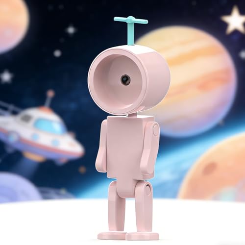 2 piezas lámpara de noche robot con base magnética miniatura 4