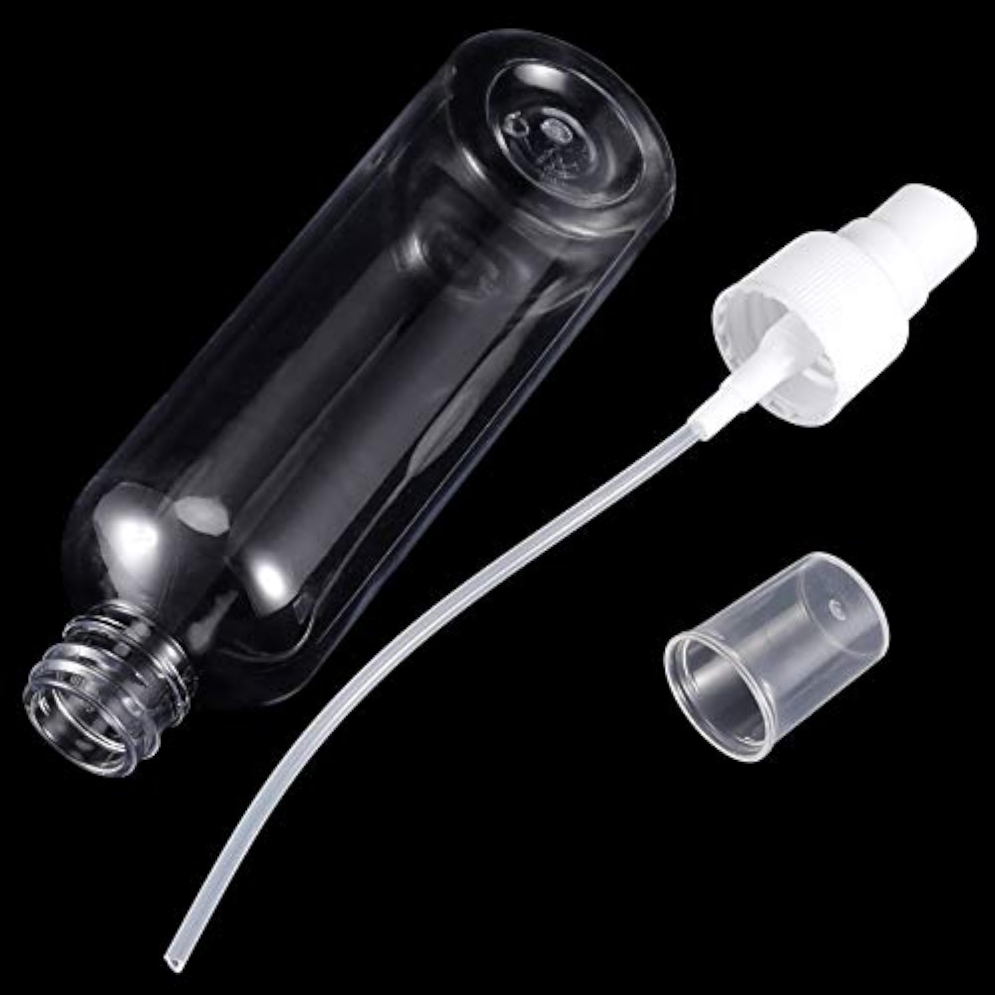 50 Pack 4oz Clear Plastic Spray Bottles