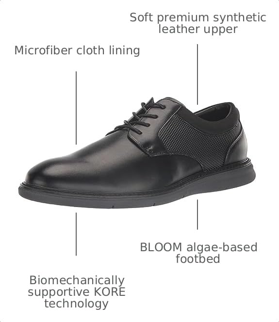 Image of Nunn Bush Chase Plain Toe Oxford