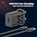 Motorola Chargers - TurboPower 33W USB-PD Mains Wall Charger/Power Adapter with 1m USB-A to USB-C cable. IMPORTANT - Only Genuine Motorola Products have the 'M' logo.