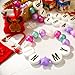 DIY Giant Friendship Bracelet Birthday Banner - Personalized Birthday Banner Garland, Decor Knit with Foam Circles & 50 Plastic Ball Pit Balls for Themed Party (Green Purple)