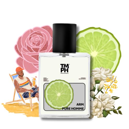 Image of TMPerfumehouse Arm Pure Homme EDP for Men | Fresh, Aquatic & Long Lasting Perfume Spray | Aromatic, Citrus & Marine Fragrance | Luxury Gift for Him | TMPH | 50ml