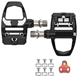 Adaptable a zapatillas de ciclismo estándar, garantizando un enganche y desenganche seguros.