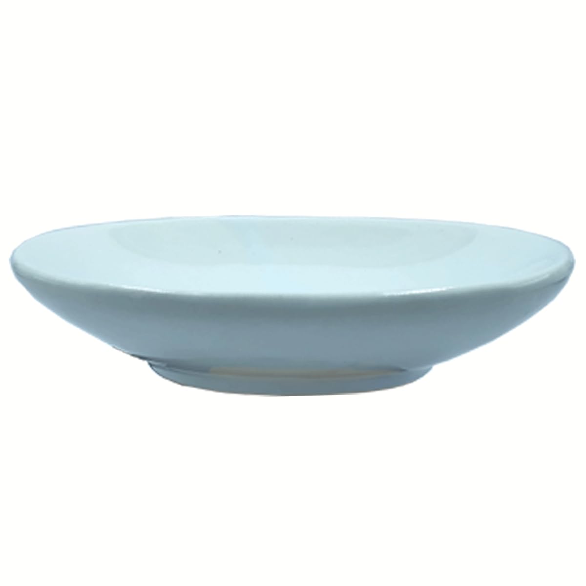 LOOKS FIRST Soap Dish, Soap Holder Self Draining Oval Shape White Ceramic Draining Soap Dish for Bathroom Shower, Easy to Clean Keeps Soap Dry Soap Case for Shower, Bathroom, Kitchen, White - Image 3 thumbnail