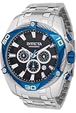 Invicta Bolt 38572 メンズクォーツ腕時計 - 50mm, ブラック///ホワイト, ブレスレット