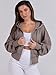 ANRABESS Womens Zip Up Hoodies Cropped Sweatshirts Casual Comfy Cute Zip Jackets Fashion Trendy Fall Outfits 2026 Y2K Clothes Taupe Medium