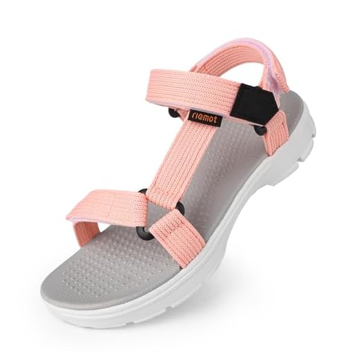riemot Sandalias Deportivas Mujer Verano Ajustable Atlético Zapatos Comodas de Senderismo Sandalias playa Trekking Antideslizante Sandalias
