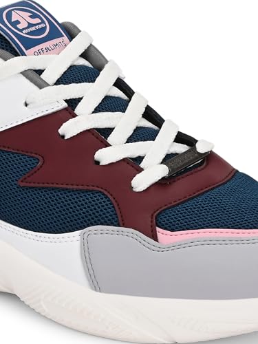 Image of OFF LIMITS Roger Sneakers for Men | Breathable Mesh /Synthetic Construction with Memory Foam Insock and EVA Sole for Easy Movement, College Wear, Travel & Casual Plans