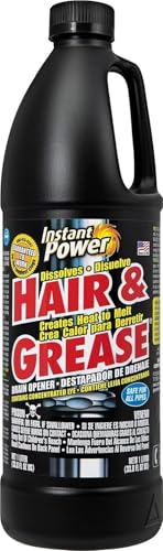 Instant Power Hair and Grease Drain Cleaner...