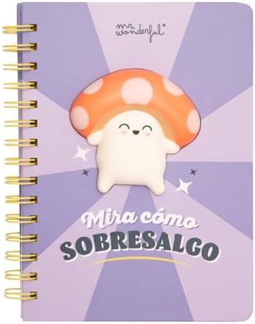 Mr. Wonderful - Libreta A5 3D squishy - Mira cómo sobresalgo - 16...