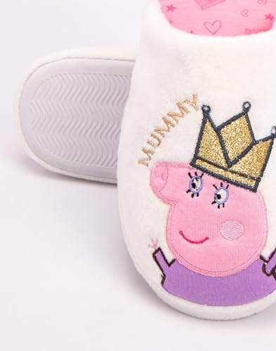 Peppa Pig Slippers Women Ladies Queen Mummy House Shoes Gift4