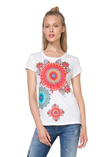 T-Shirt Femme Desigual TS Mary haut manches courtes imprimé