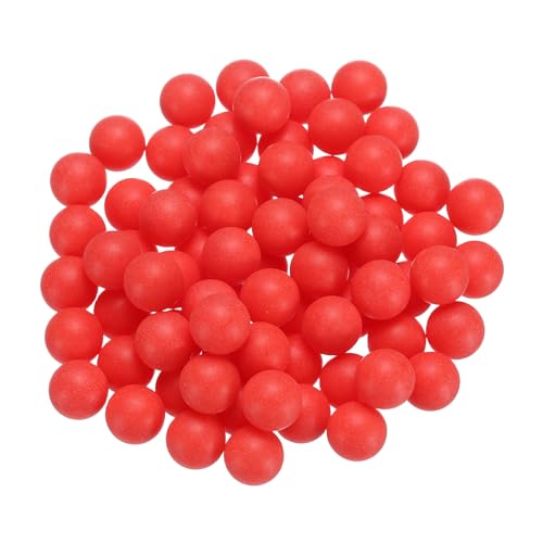 uxcell 200pcs PP Plastic Bearing Balls 7/16" Solid Plastic Balls, G2 Precision Bearing Ball Frosted Surface, Red