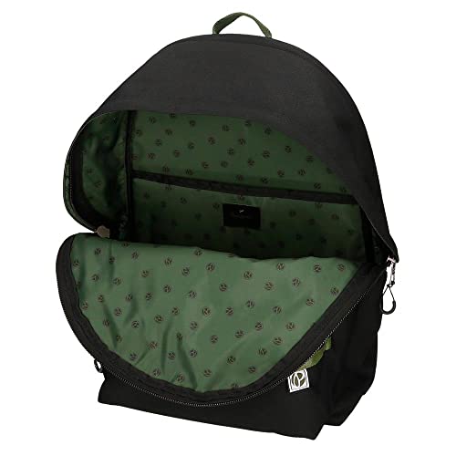 Pepe Jeans Unisex. 65724D1 Mochila De Computador AdaptáVel Luca Black (Osfa), Preto, Casual, PoliéSter - 5
