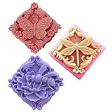 3 Pack Silicone Molds Insect Theme, Butterfly Craft Art Silicone Soap Mold, Dragonfly Craft Molds, Bees DIY Handmade Soap Molds - Soap Making Supplies by YSCEN-L8