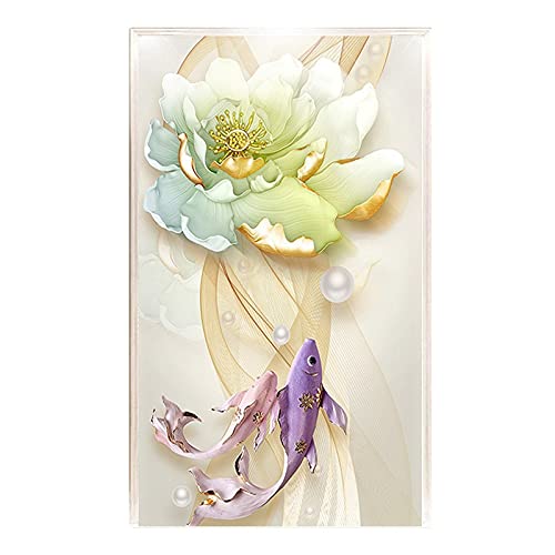 Peinture diamant 5d complet anti-stress pour oublier la fatigue sur grande toile lotus