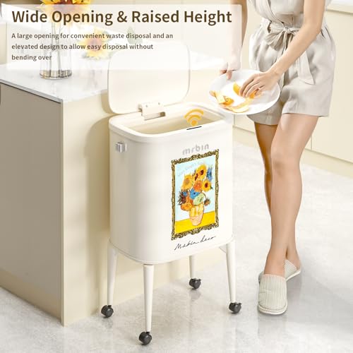 Motion Sensor Trash Can Stainless Steel