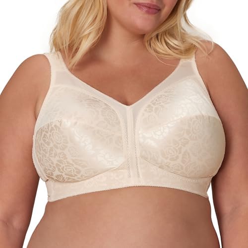 Playtex Womens 18 Hour Comfort-Strap Wireless Bra, Full-Coverage Bra with 4-Way Trusupport, Single Or 2-Pack