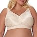PLAYTEX Womens 18 Hour Comfort-strap Wireless Bra, Full-coverage With 4-way Trusupport, Single & 2-pack Bras, Natural Beige, 44D US -  12498410190