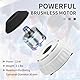 FOUR E’S SCIENTIFIC Mini Vortex Mixer Labor Vortex Schüttler Farbmischer mit Touch Funktion 3000RPM Vortex Mischen für Paint Shaker, Nagellack, Wimpern Gel, Tattoo Tinte,100 Stück Mischkugeln,Schwarz