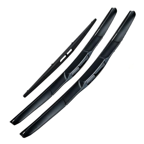 Essuie-Glace Nissan X-Trail T31 Conduite Sous la Pluie Sereine Kit Pare-Brise 3 Balais