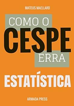 Paperback Como o Cespe erra: Estatística [Portuguese] Book