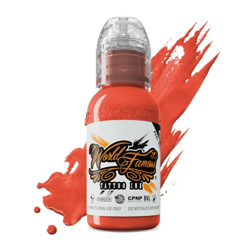 World Famous Tattoo Ink - Bora Bora Peach Tattoo Ink - Professional Tattoo Ink & Tattoo Supplies -...