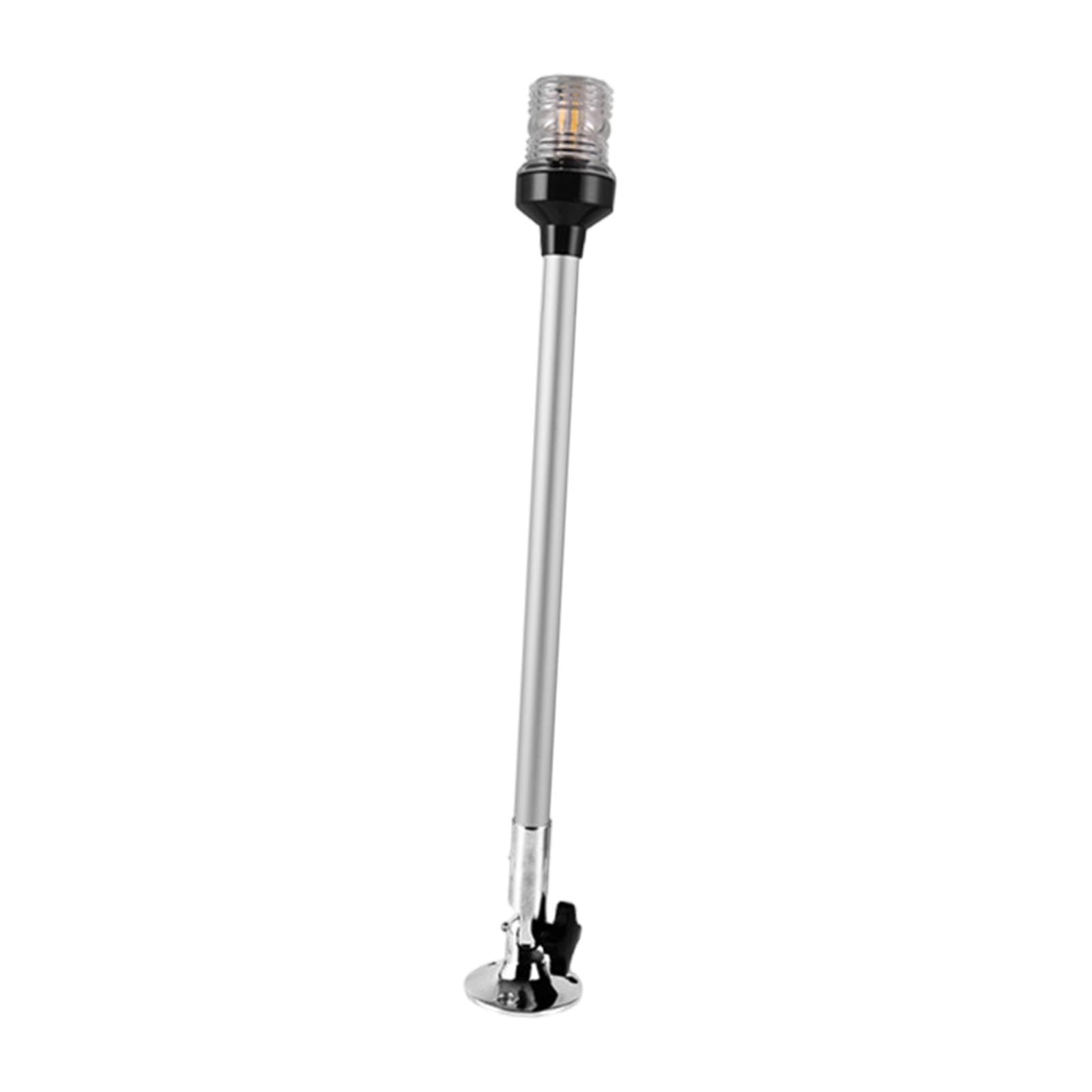 Luce di Poppa Barca LED Illuminazione 360 Gradi Alta Trasparenza Resistente al Calore Navigazione Segnalazione Marina Adatta per Barca Pesca Notturna