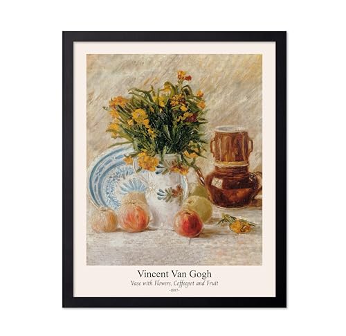 Monem Art Vintage Van Gogh Poster - Retro Vase with