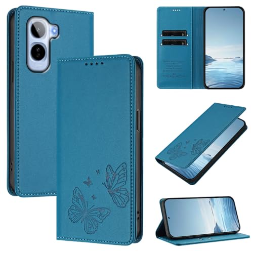 �X�}�z�P�[�X �Ή��@�� for Vivo T5 Pro 5G �X�}�z�P�[�X�y�J�[�h�z���_�[�E�E�H���b�g�E�}�O�l�b�g�o�b�N���E�t���b�v�E�X�^���h�@�\�t���zLakeBlue