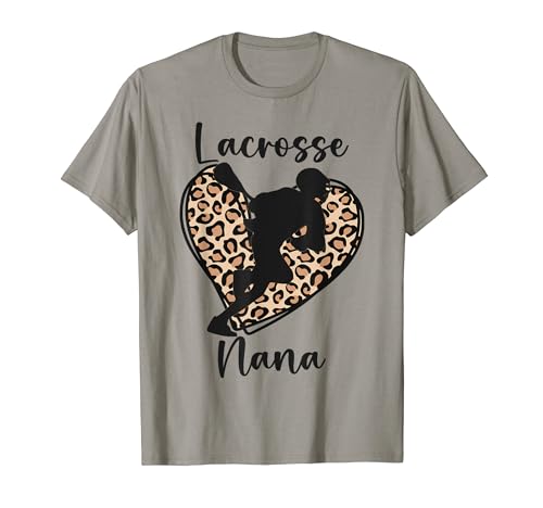 Lacrosse Nana Grandma Lacrosse Sport Lover Mothers Day Gift T-Shirt
