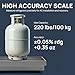 TURBRO Refrigerant Scale with A Wired Controller, Digital Scale for Freon Charging and Recovery with 4 Measurement Unit Options, Memory Function, 220 lb Max. Capacity, for HVAC and Automotive Systems