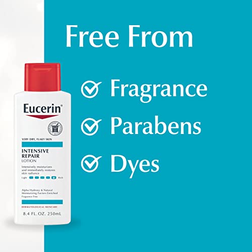 Eucerin Intensive Repair Body Lotion, Lotion for Very Dry Skin, 8.4 Fl Oz Bottle, Pack of 3 - Thumbnail 7