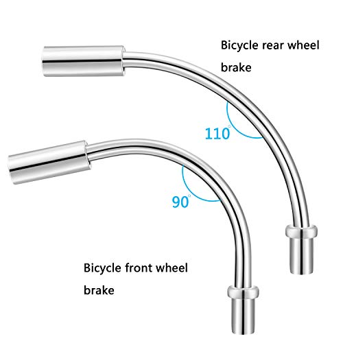 32 Pieces Bike Brake Noodle Cable Bicycle Cycling Brake Pipe With Rubber Boots For Mountain Bike Bicycle Accessories #TOP1