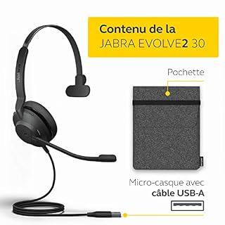 Jabra Evolve2 30 Casque Mono Anti-Bruit Certifié Unified Communications (UC) avec Technologie D’appel à 2 Microphones… - Les Beatles, Paul McCartney, John Lennon, RIngo Starr, George Harrison Jabra Evolve2 30 Casque Mono Anti-Bruit Certifié Unified Communications (UC) avec Technologie D'appel à 2 Microphones… – Image 2