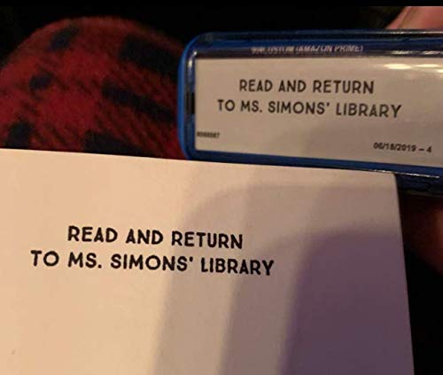 Custom Font Self Inking Address Stamp | 1-4 Lines | Ink Refill Available (2 Line With Ink) #TOP5