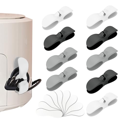 XNIVUIS 9 Pcs Cord Organizer for Appliances, Kitchen Appliance Cable Wire Organiser Self Adhesive Cord Wrapper for Appliances Holder for Pressure Cooker Mixer Blender (9 Pcs)