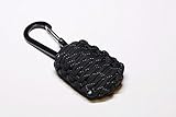 STIKME para Cord Emergency Survival Kit Grenade (Black Reflective)
