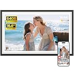 64GB Frameo 15.6" Digital Picture Frame Large 1920 x 1080 IPS FHD Touch Screen WiFi Electronic Photo Frames Share Moments Instantly Anywhere Photo Gifts for Parents and Grandparents